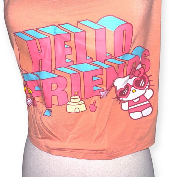 Super Cropped Hello Kitty Tank Top - Picture 2 of 7